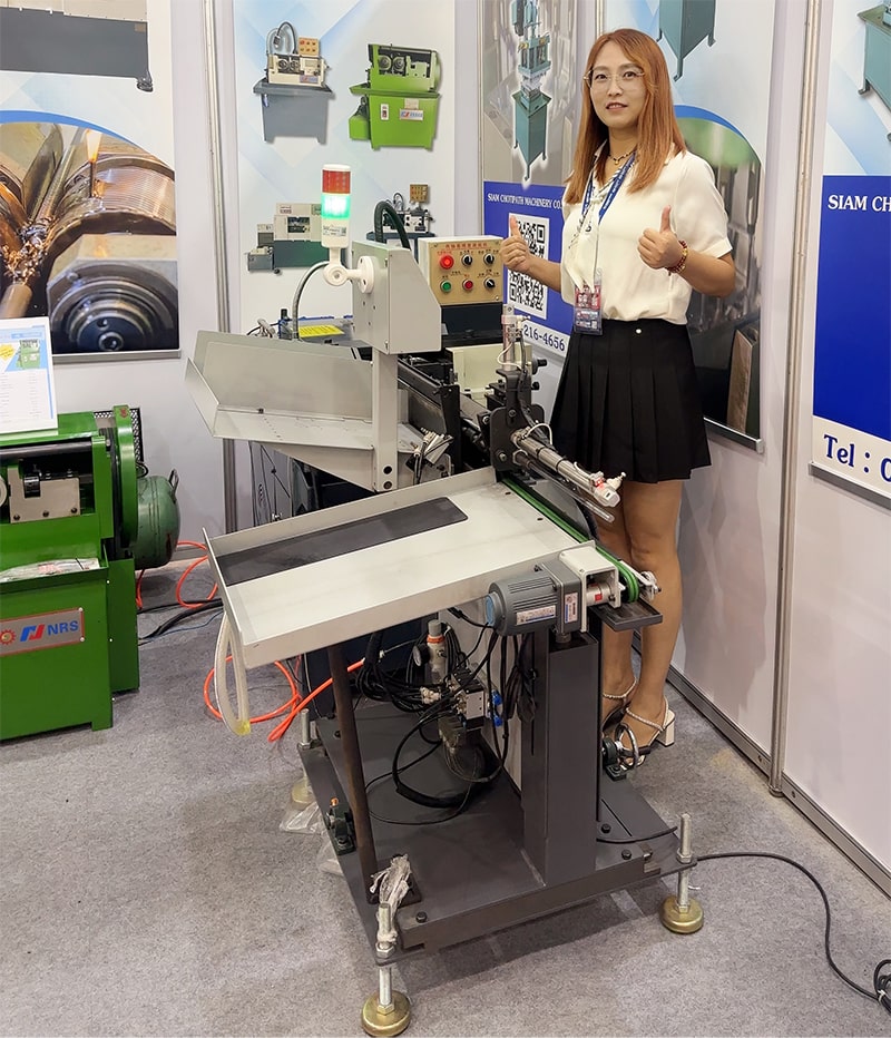 Thream Morld Industry ပြပွဲတွင် Thread Rolling Machine 2025